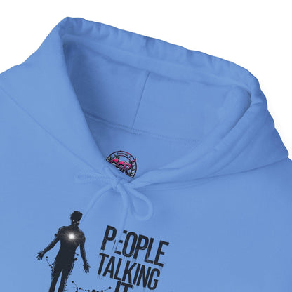 People Talking Not Living Hoodie - SosirrealByDesign