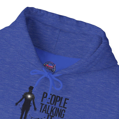 People Talking Not Living Hoodie - SosirrealByDesign
