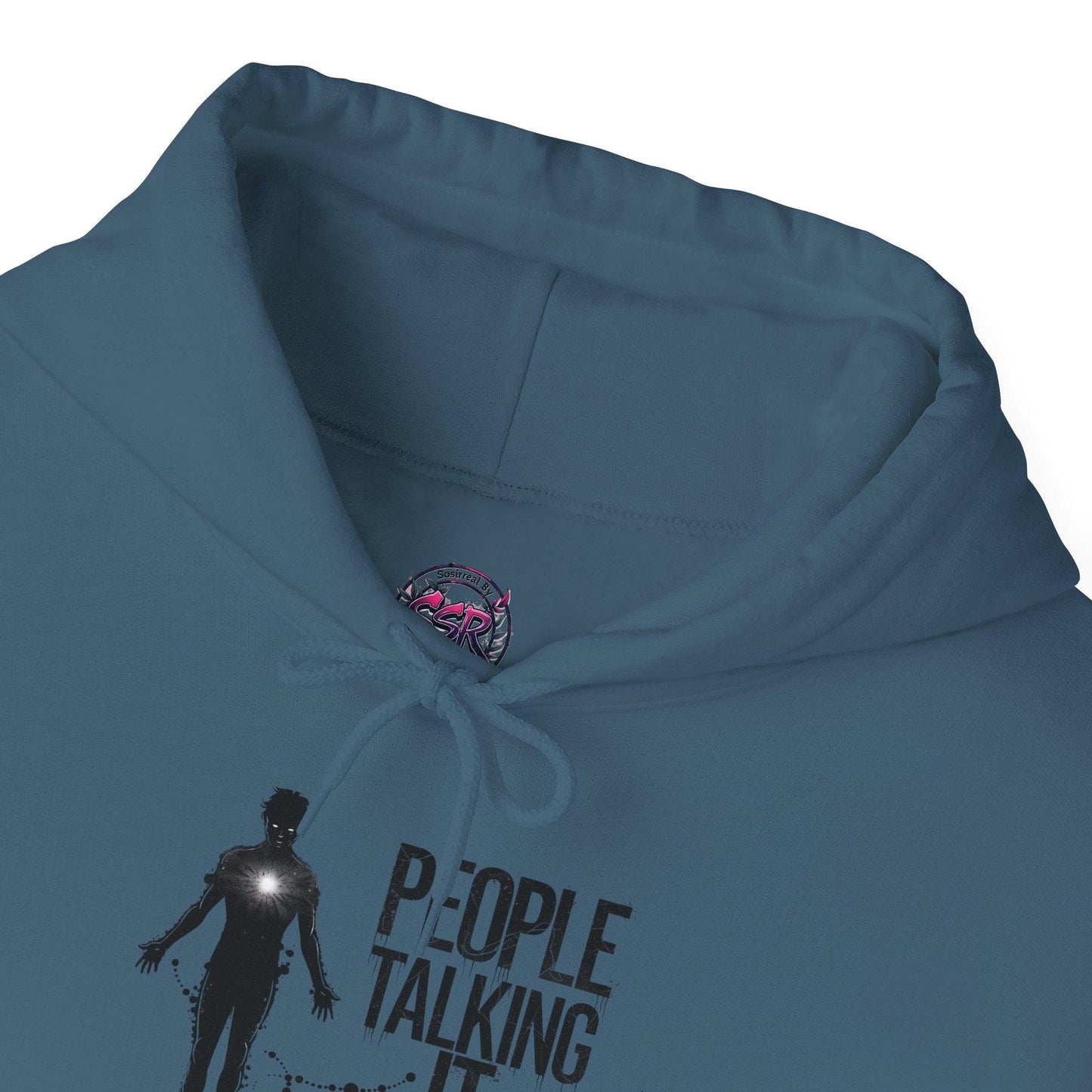 People Talking Not Living Hoodie - SosirrealByDesign