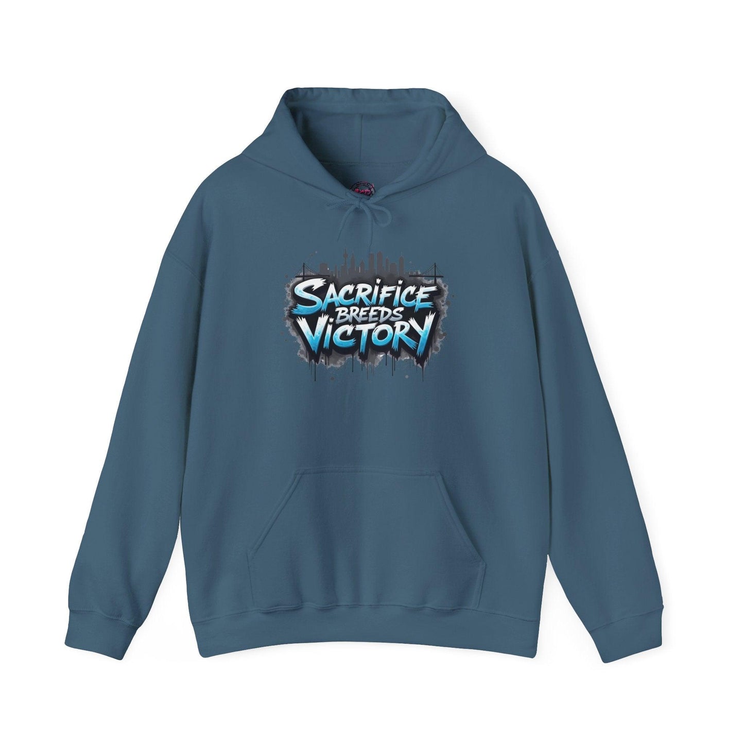 Sacrifice Breeds Victory Hoodie - Motivational Style for Success - SosirrealByDesign