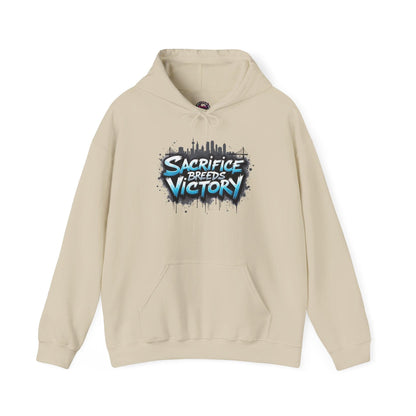 Sacrifice Breeds Victory Hoodie - Motivational Style for Success - SosirrealByDesign