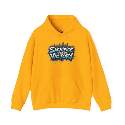Sacrifice Breeds Victory Hoodie - Motivational Style for Success - SosirrealByDesign
