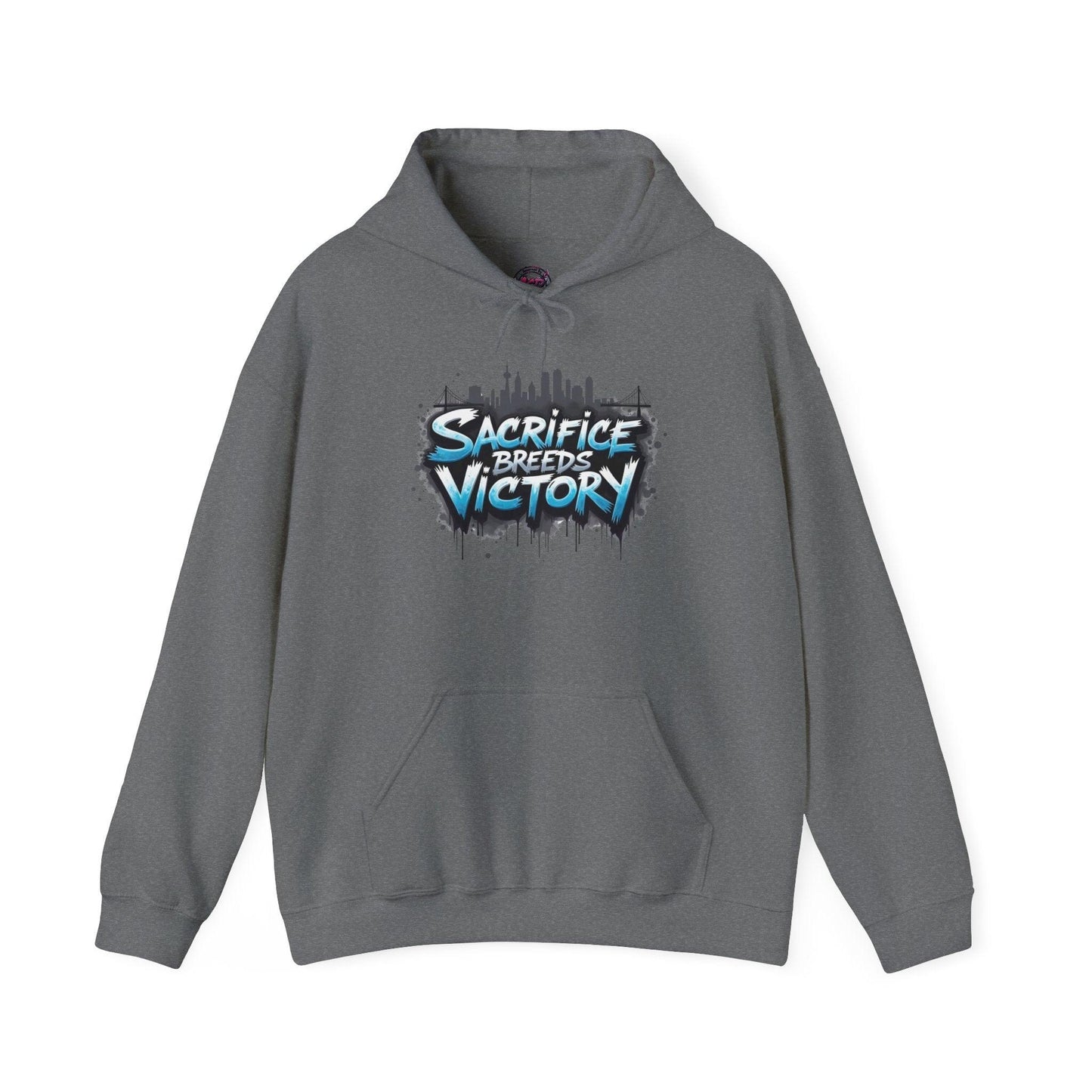 Sacrifice Breeds Victory Hoodie - Motivational Style for Success - SosirrealByDesign