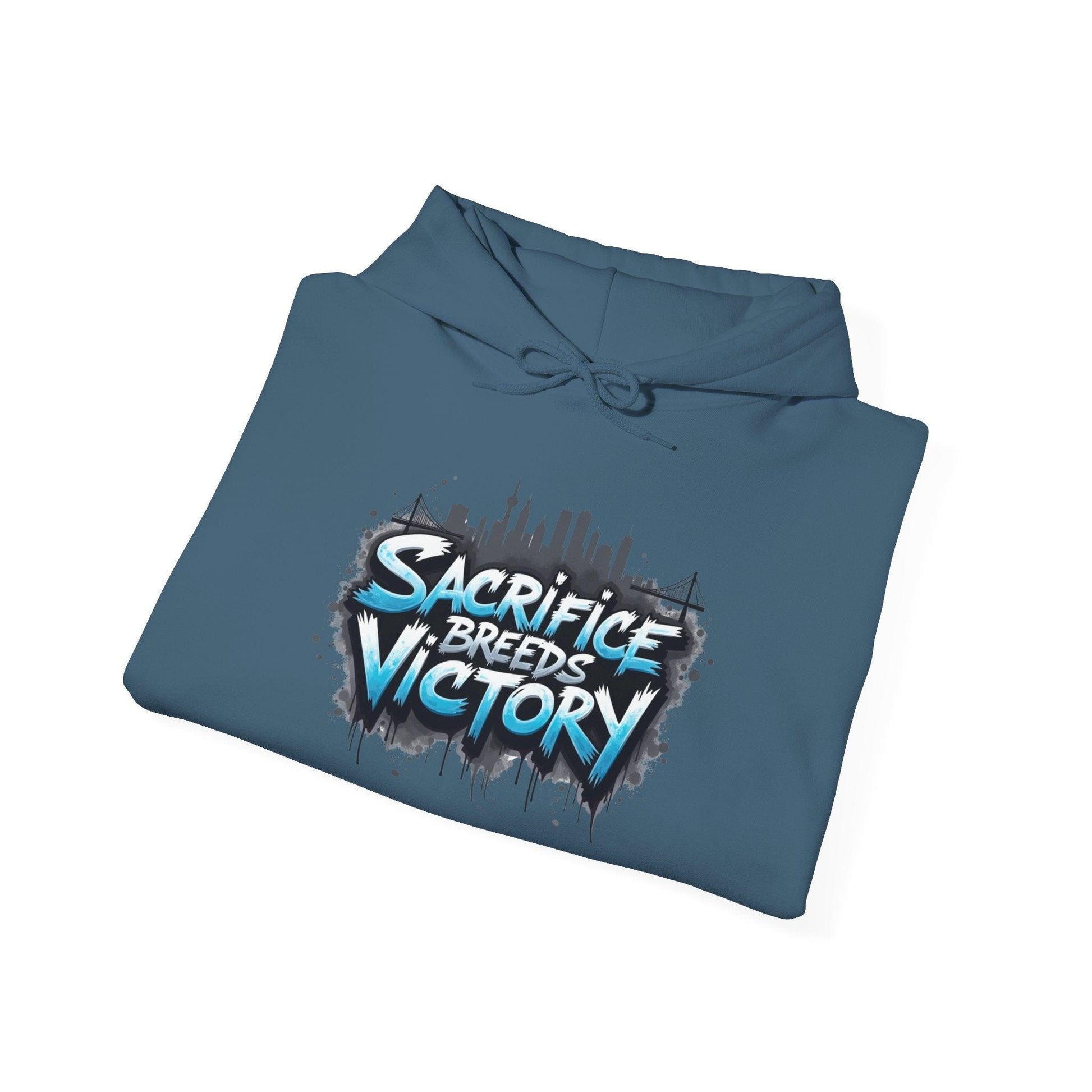 Sacrifice Breeds Victory Hoodie - Motivational Style for Success - SosirrealByDesign
