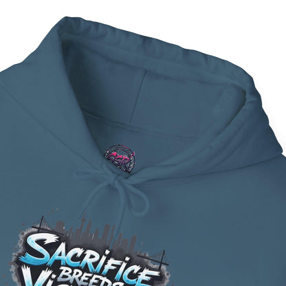 Sacrifice Breeds Victory Hoodie - Motivational Style for Success - SosirrealByDesign
