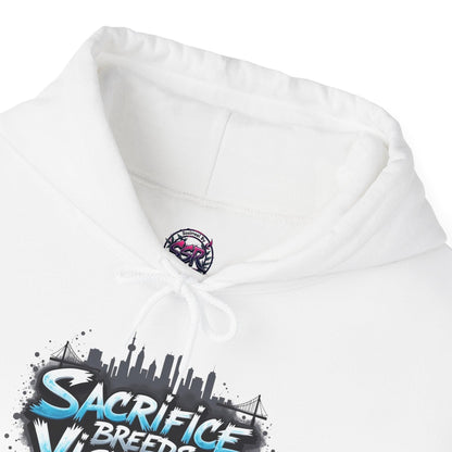 Sacrifice Breeds Victory Hoodie - Motivational Style for Success - SosirrealByDesign
