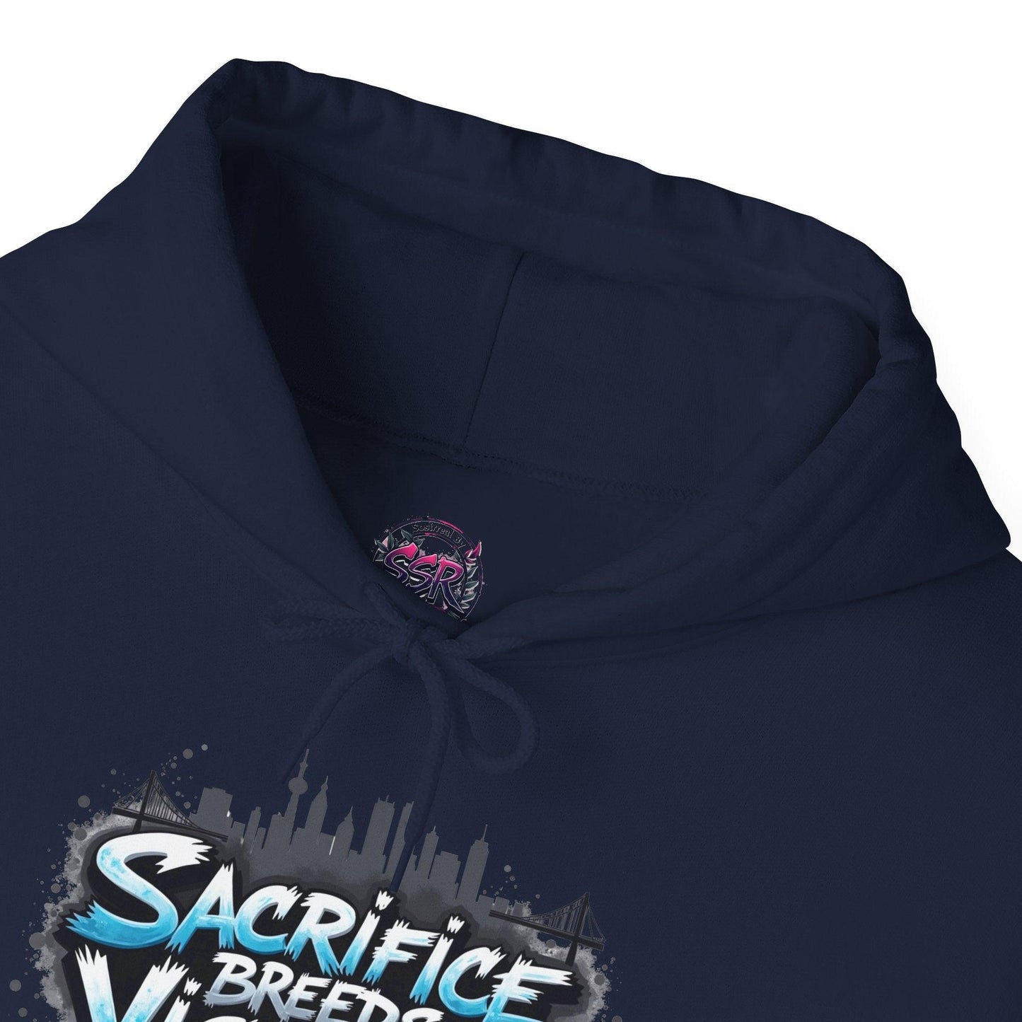 Sacrifice Breeds Victory Hoodie - Motivational Style for Success - SosirrealByDesign