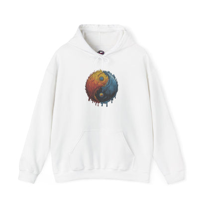 Yin Yang Hoodie - Color Splash Design - SosirrealByDesign