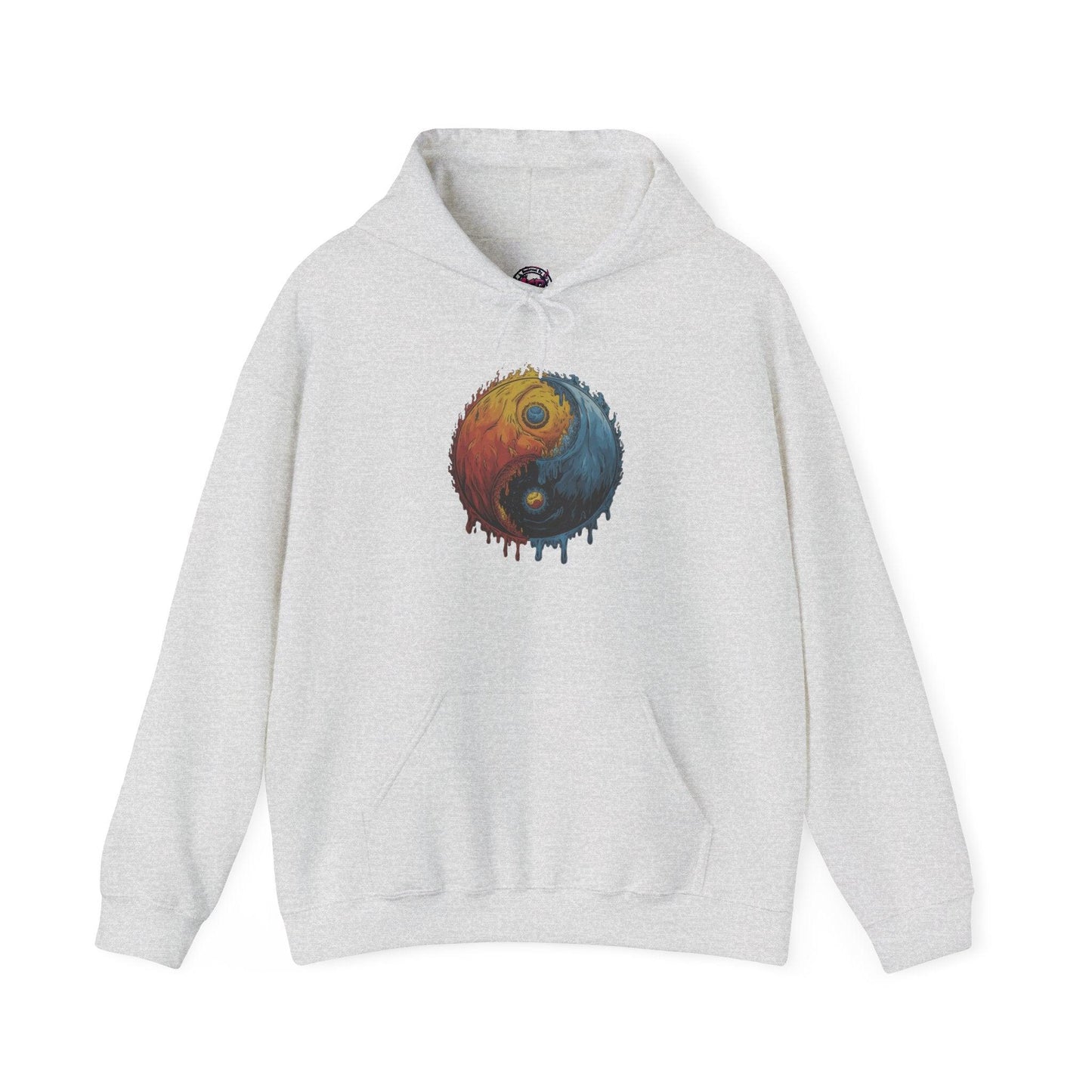 Yin Yang Hoodie - Color Splash Design - SosirrealByDesign