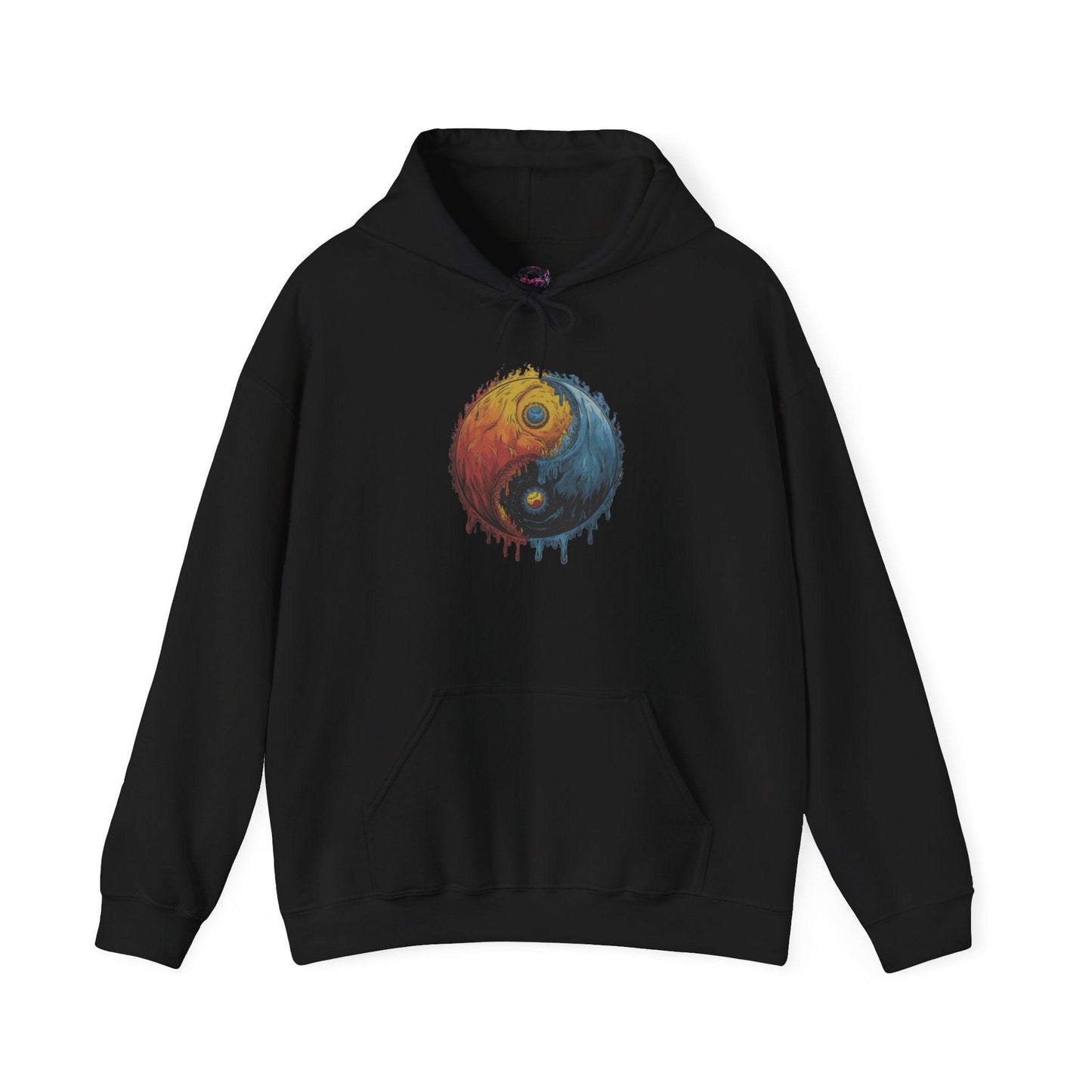 Yin Yang Hoodie - Color Splash Design - SosirrealByDesign