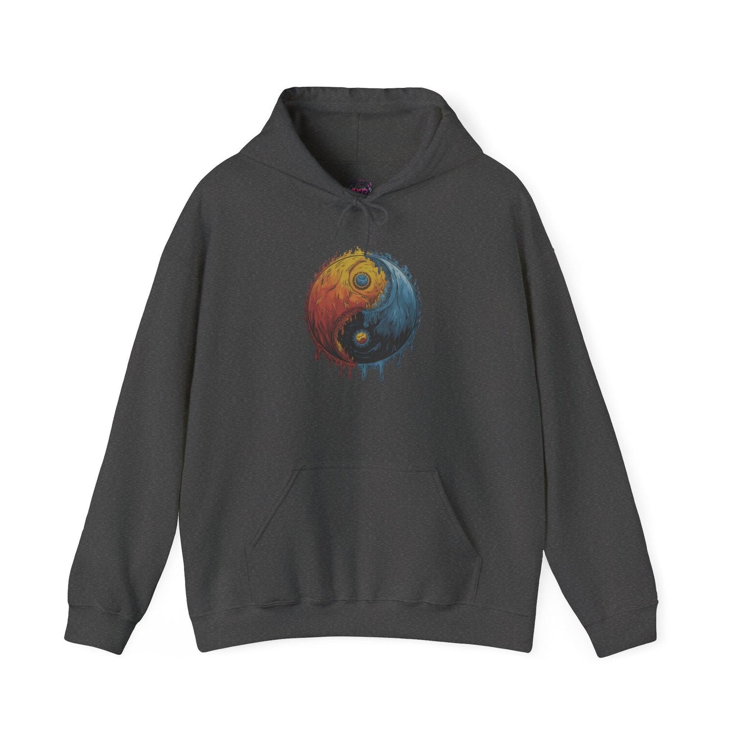 Yin Yang Hoodie - Color Splash Design - SosirrealByDesign