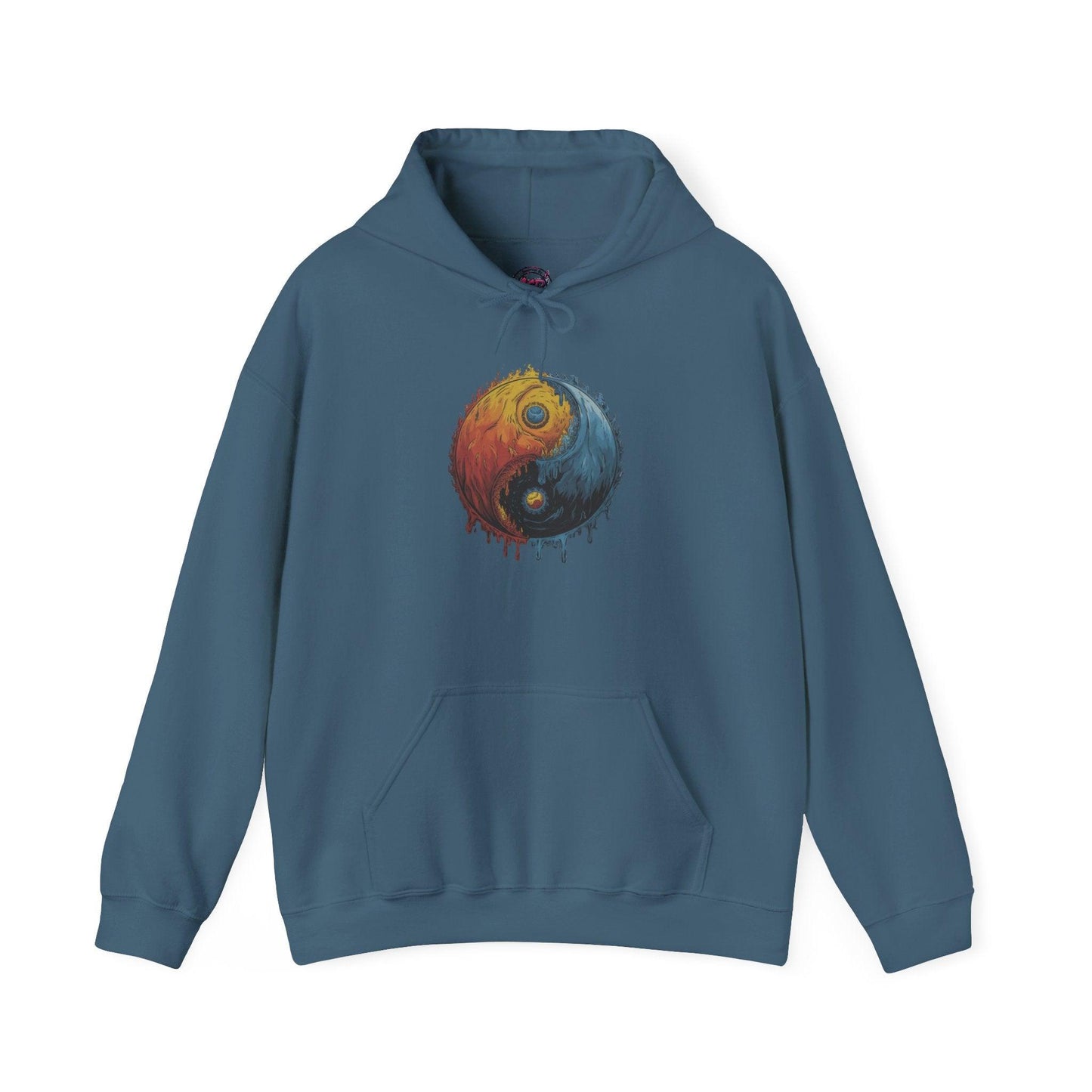 Yin Yang Hoodie - Color Splash Design - SosirrealByDesign
