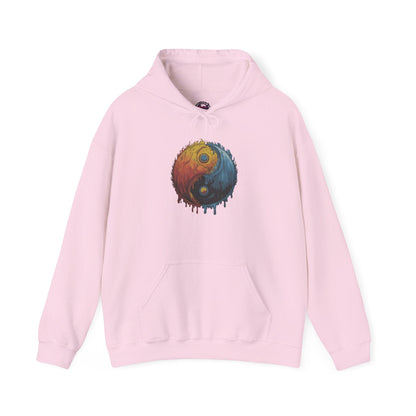 Yin Yang Hoodie - Color Splash Design - SosirrealByDesign