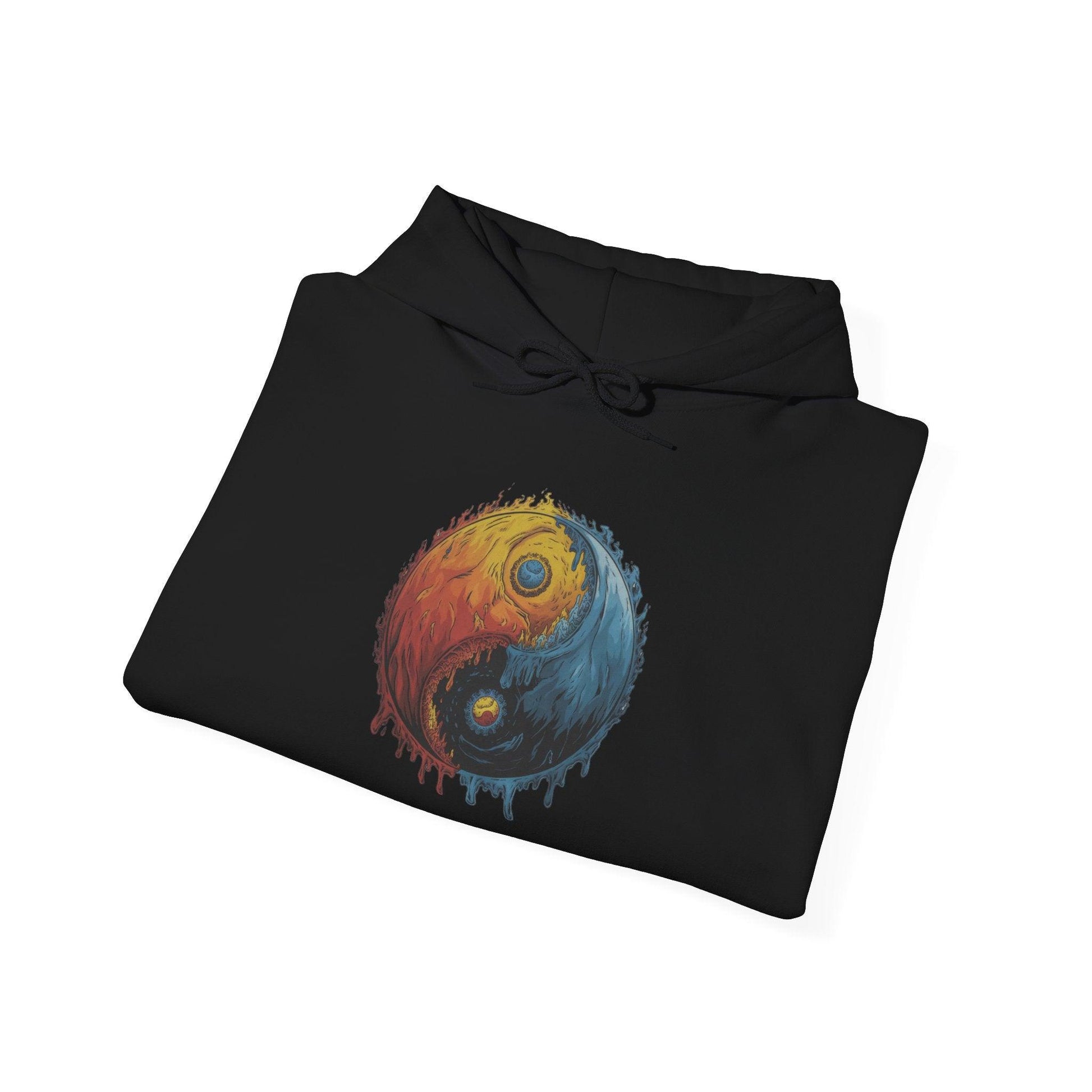 Yin Yang Hoodie - Color Splash Design - SosirrealByDesign