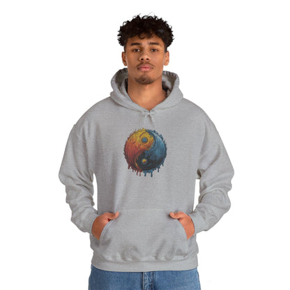 Yin Yang Hoodie - Color Splash Design - SosirrealByDesign