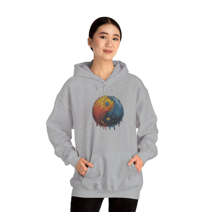 Yin Yang Hoodie - Color Splash Design - SosirrealByDesign