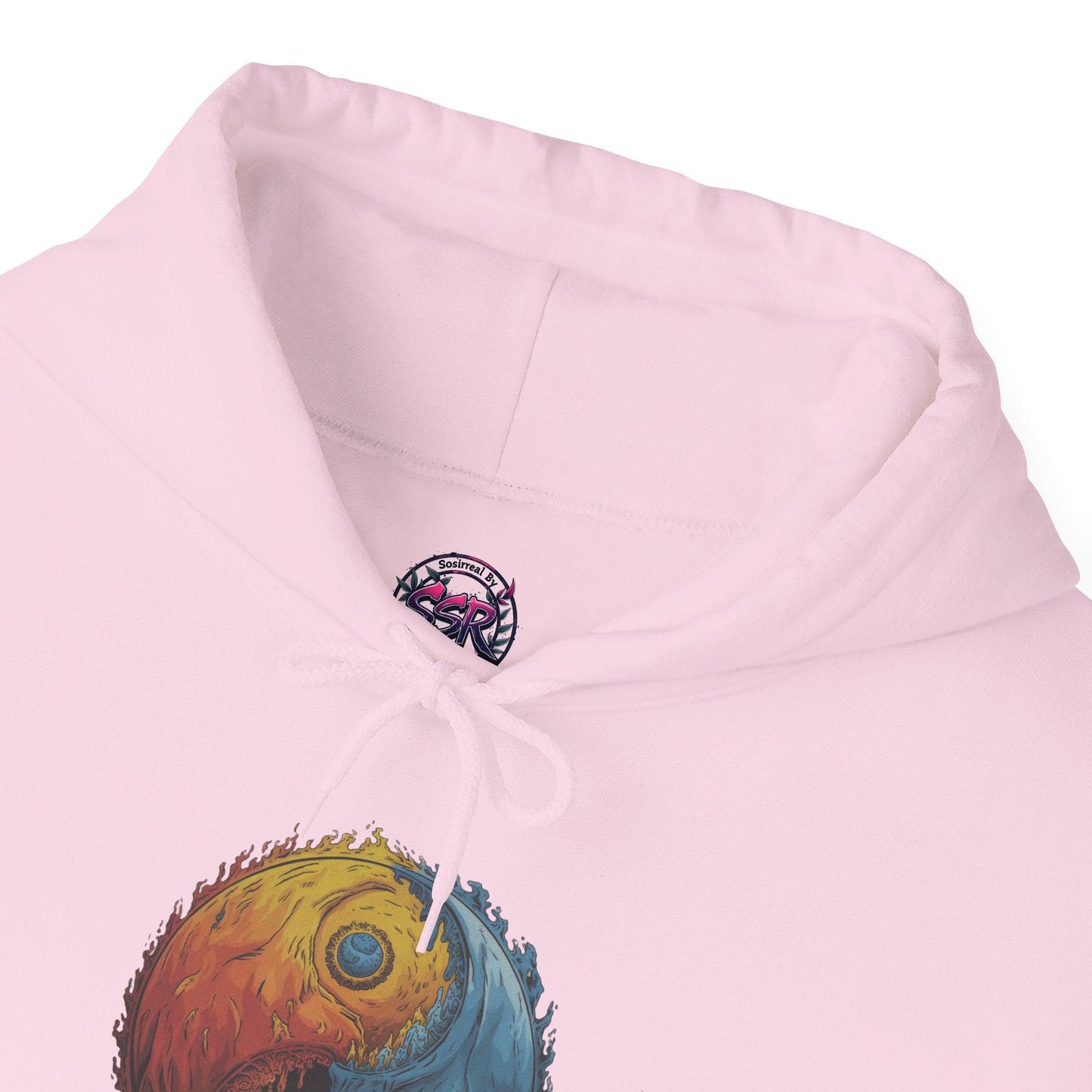 Yin Yang Hoodie - Color Splash Design - SosirrealByDesign