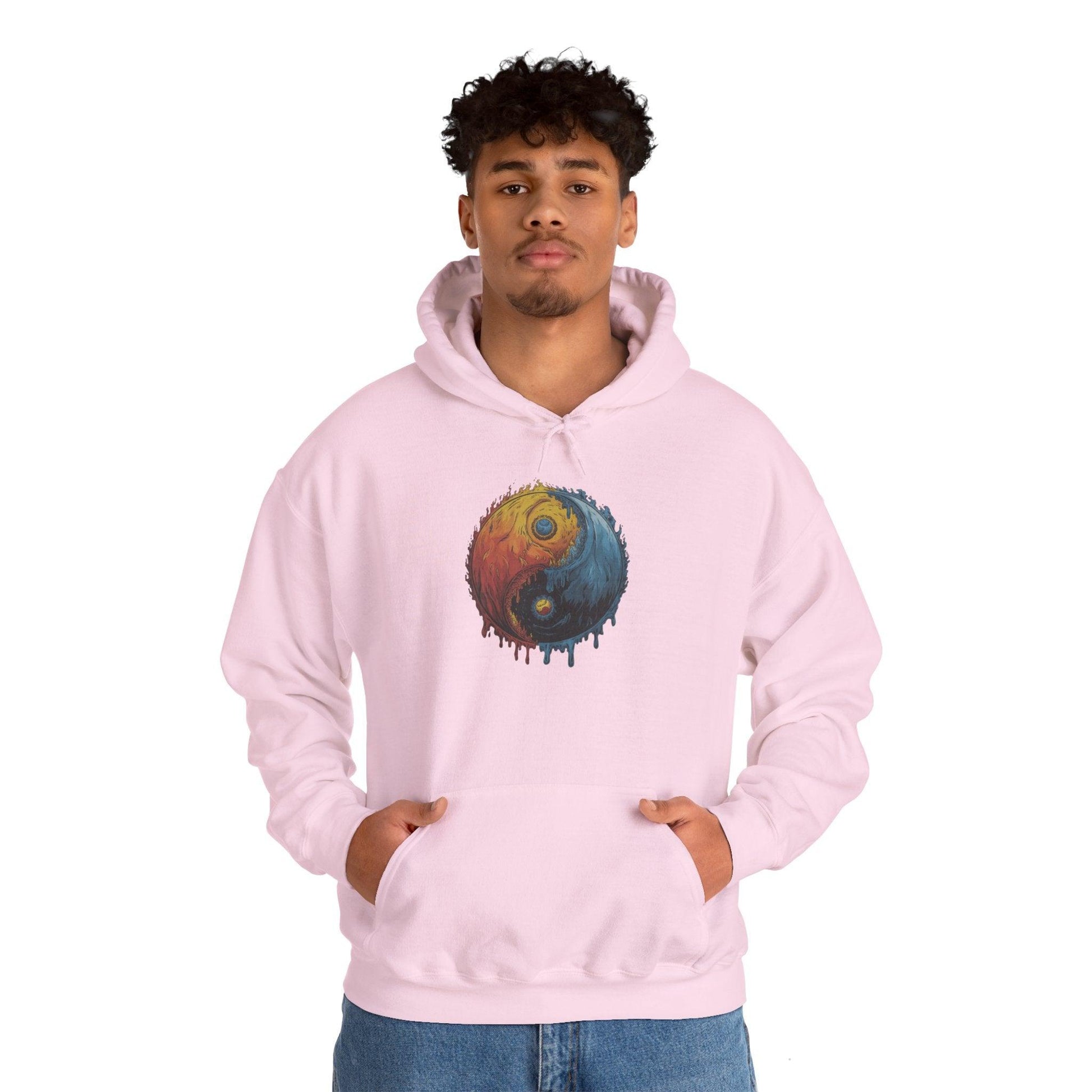 Yin Yang Hoodie - Color Splash Design - SosirrealByDesign
