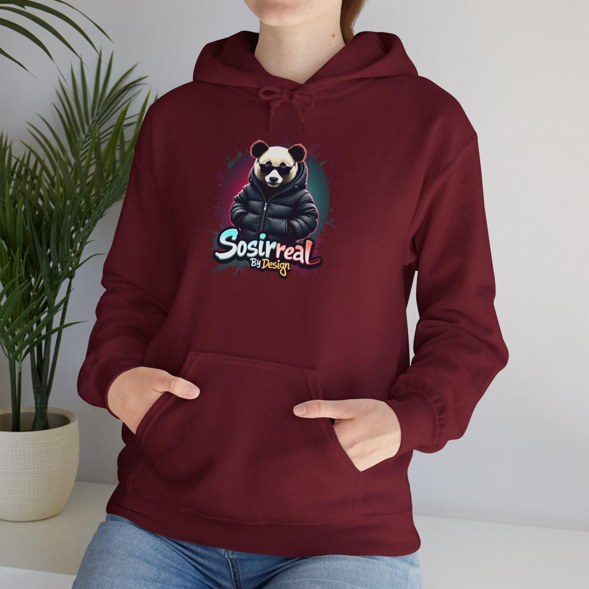 Sosireal Panda Hoodie - Perfect for Cozy Days - SosirrealByDesign