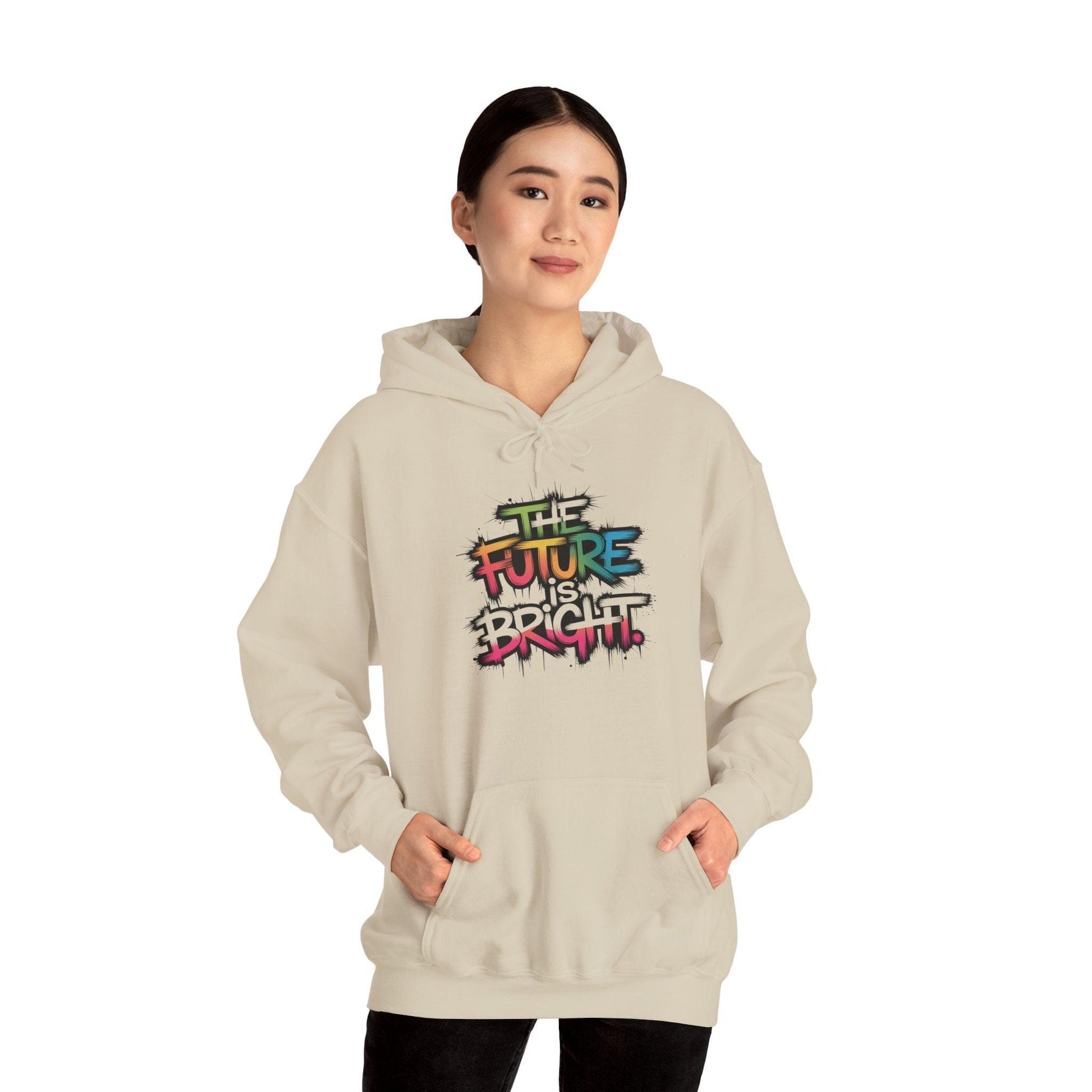 The Future is Bright Hoodie - Inspirational Streetwear for Every Occasion - SosirrealByDesign