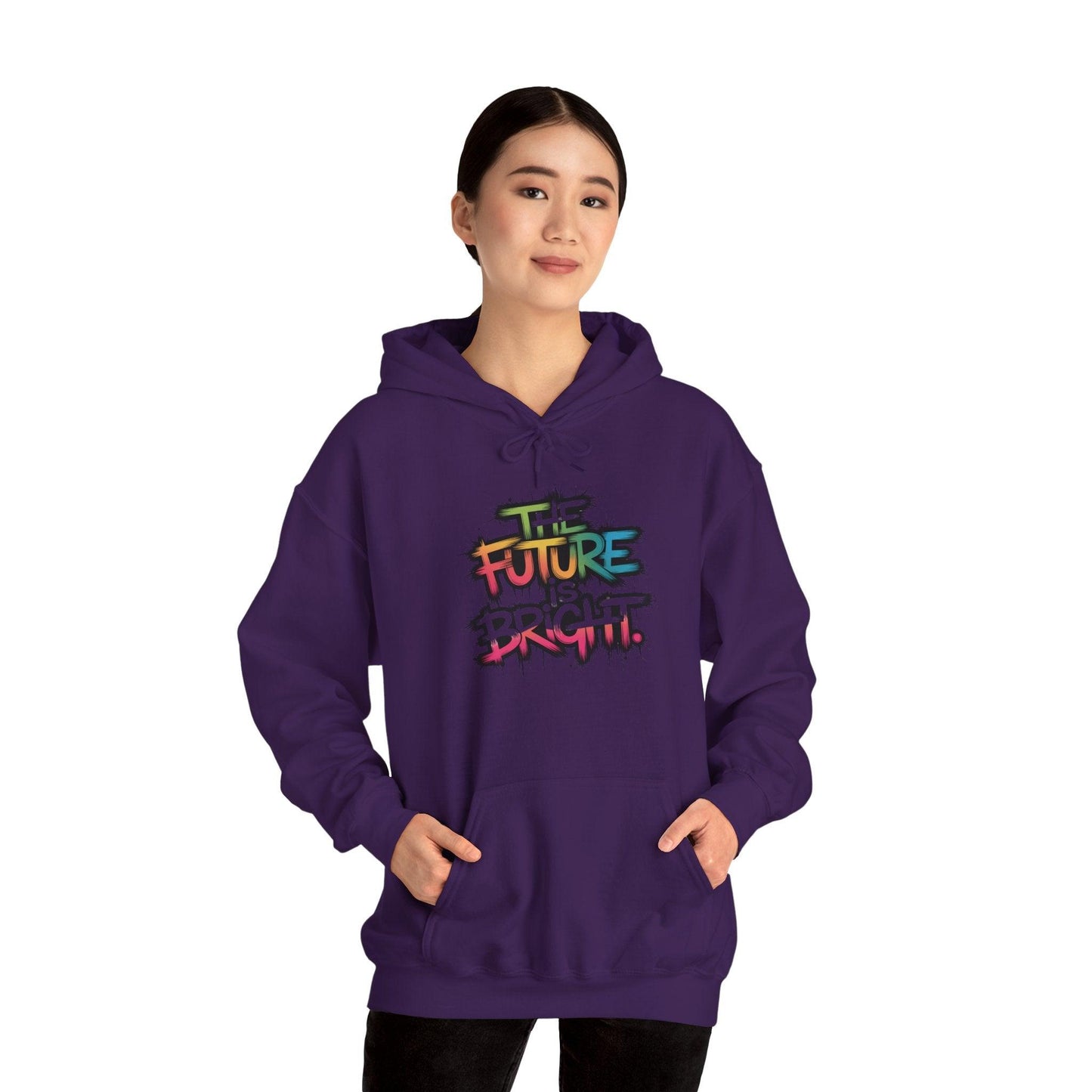 The Future is Bright Hoodie - Inspirational Streetwear for Every Occasion - SosirrealByDesign