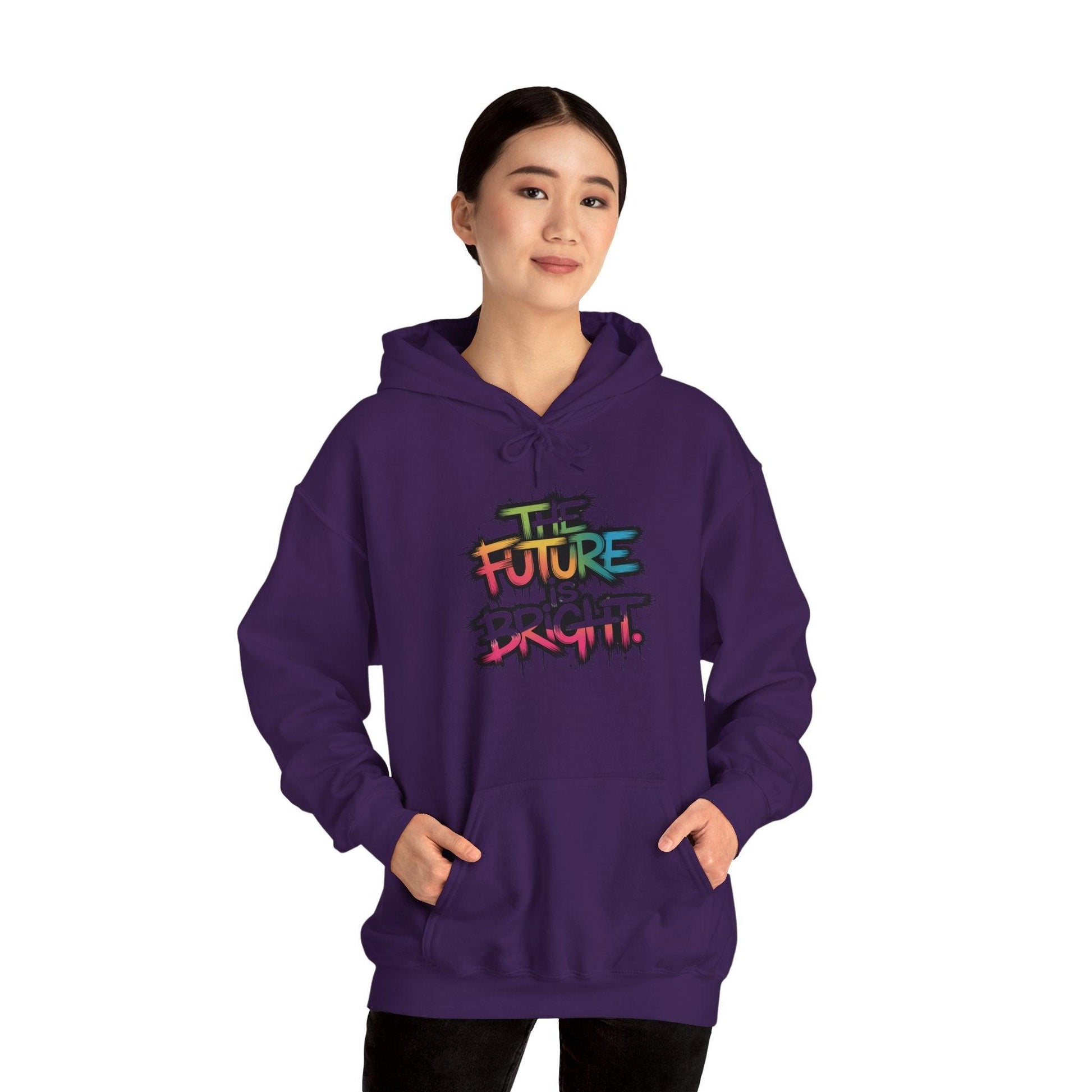 The Future is Bright Hoodie - Inspirational Streetwear for Every Occasion - SosirrealByDesign