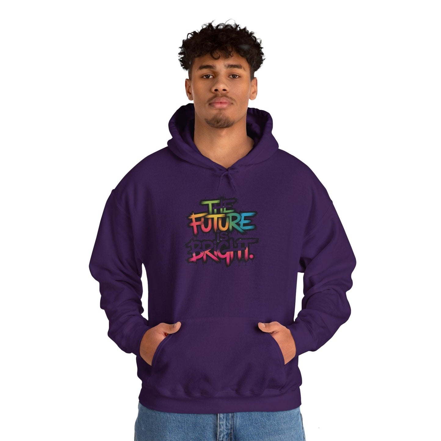 The Future is Bright Hoodie - Inspirational Streetwear for Every Occasion - SosirrealByDesign