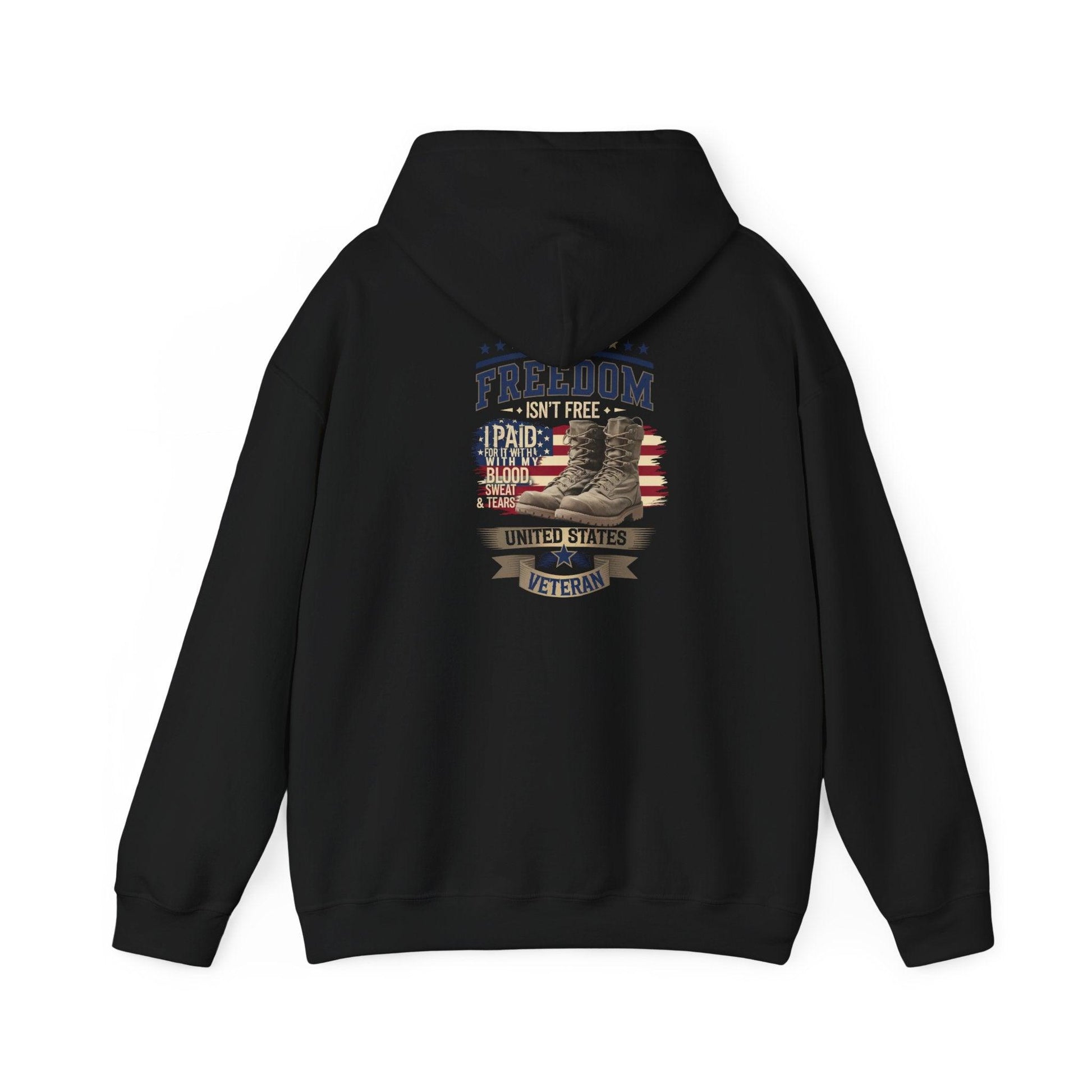 Freedom Isn't Free Veteran Tribute Hoodie - Honoring Heroes - SosirrealByDesign
