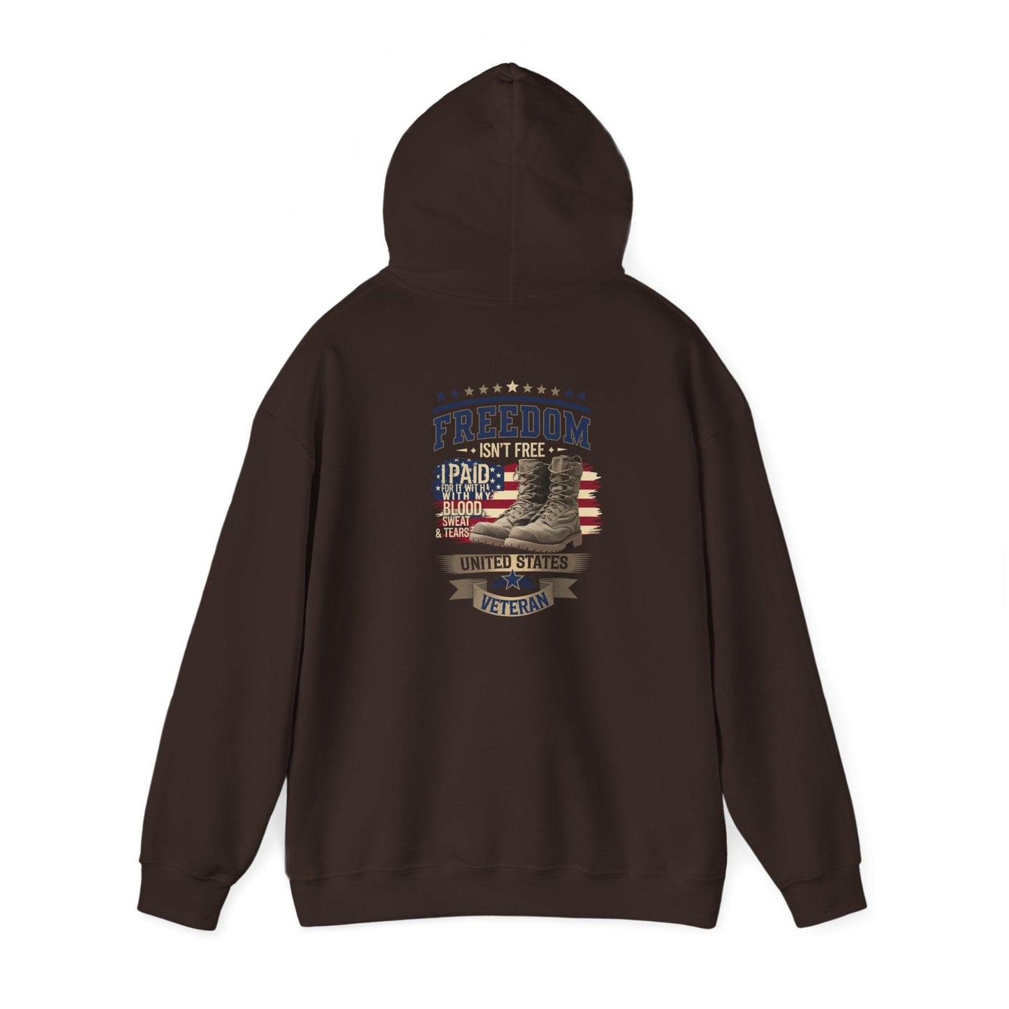Freedom Isn't Free Veteran Tribute Hoodie - Honoring Heroes - SosirrealByDesign