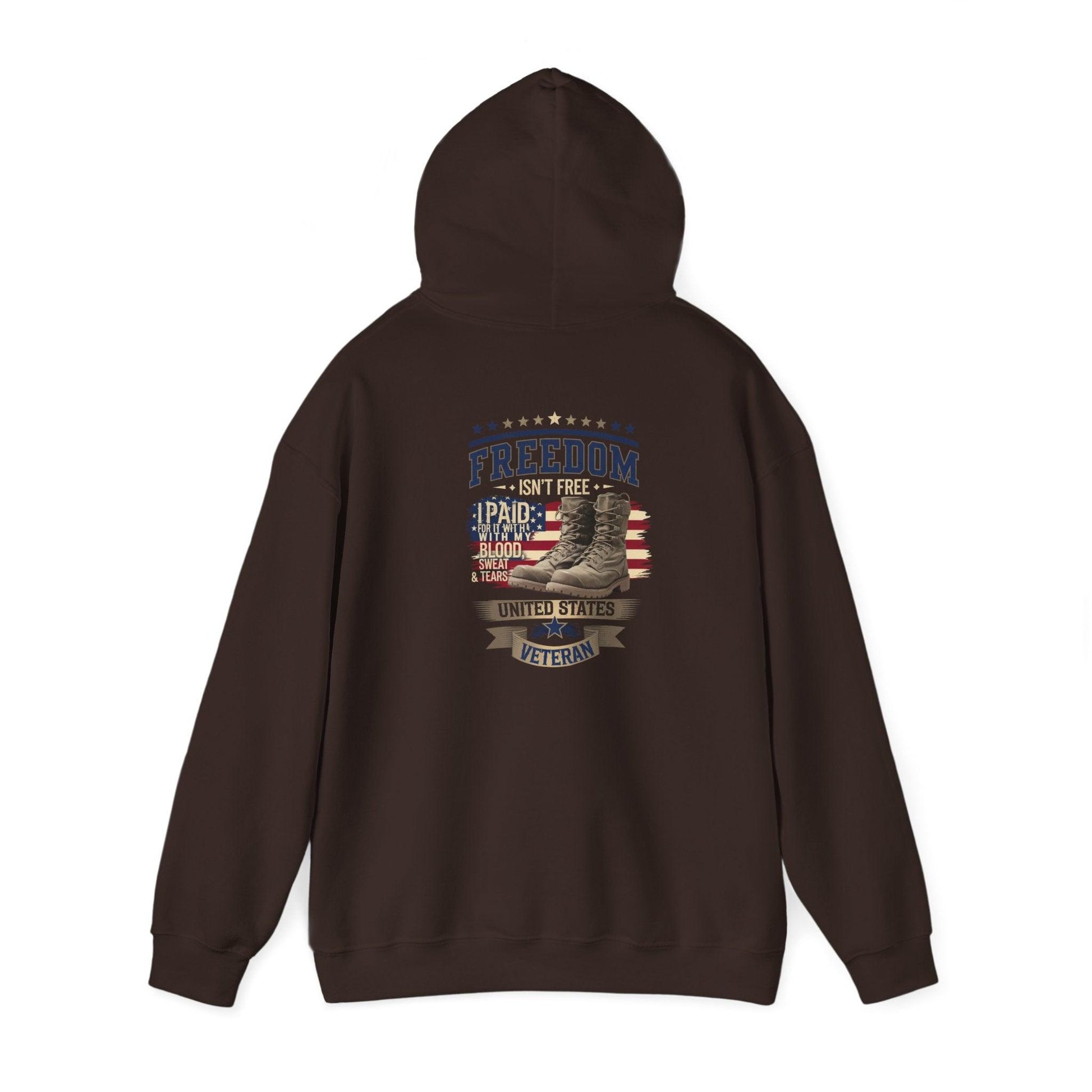 Freedom Isn't Free Veteran Tribute Hoodie - Honoring Heroes - SosirrealByDesign