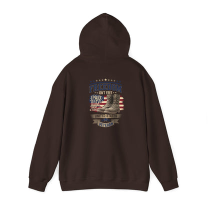 Freedom Isn't Free Veteran Tribute Hoodie - Honoring Heroes - SosirrealByDesign