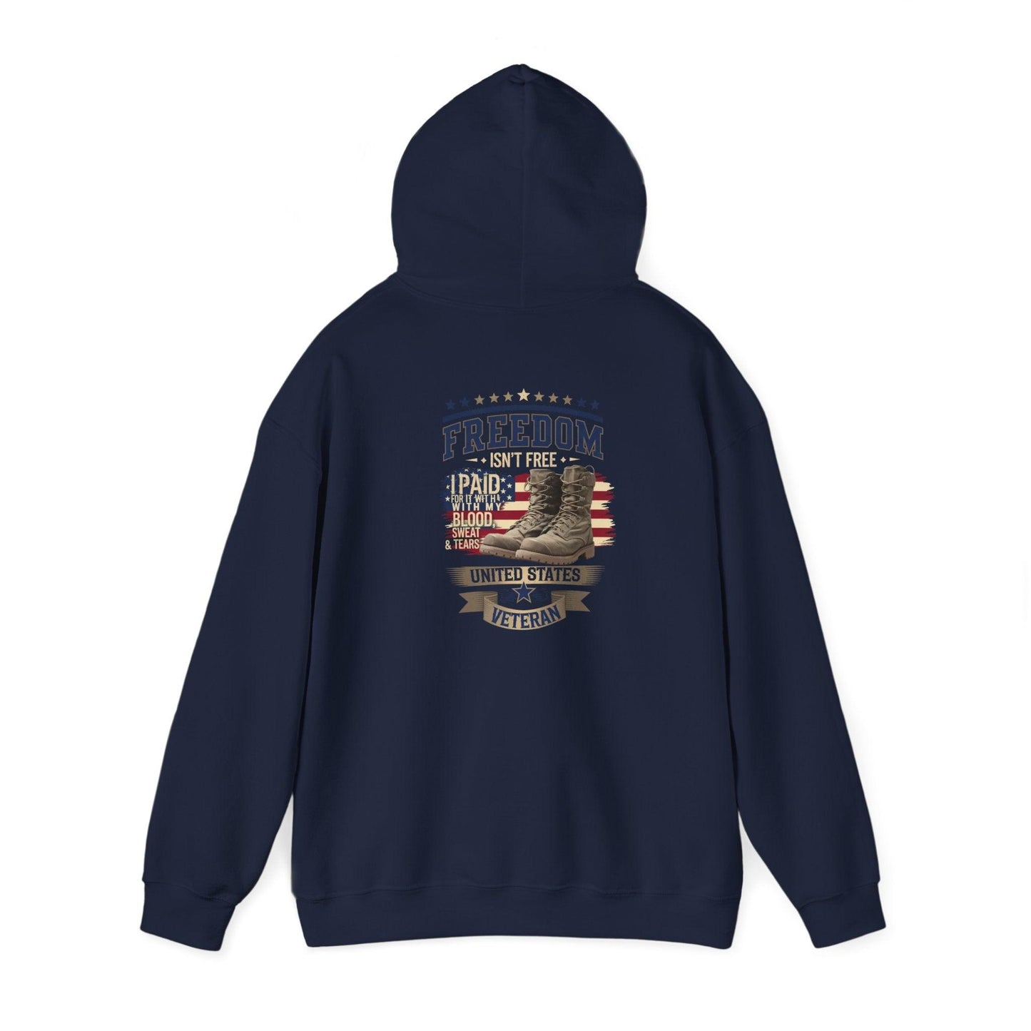 Freedom Isn't Free Veteran Tribute Hoodie - Honoring Heroes - SosirrealByDesign