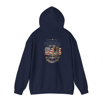 Freedom Isn't Free Veteran Tribute Hoodie - Honoring Heroes - SosirrealByDesign