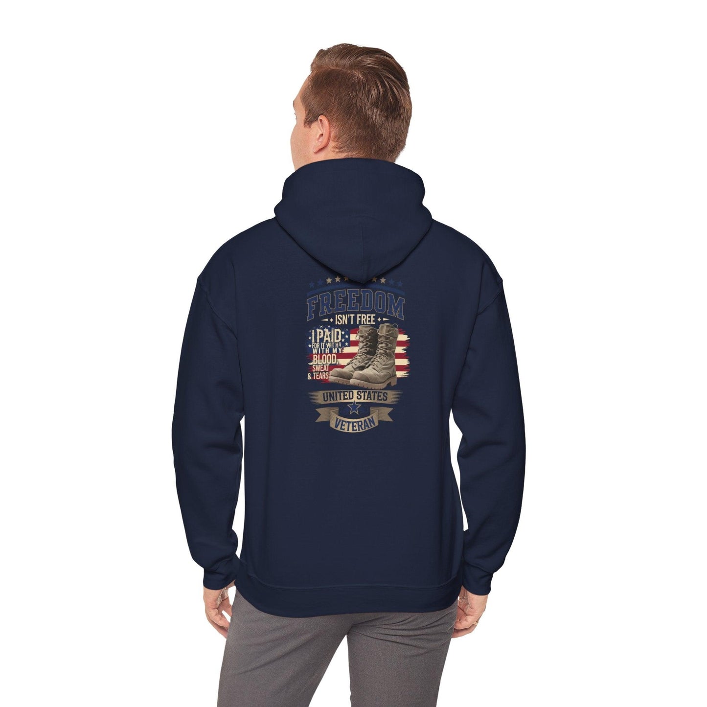 Freedom Isn't Free Veteran Tribute Hoodie - Honoring Heroes - SosirrealByDesign