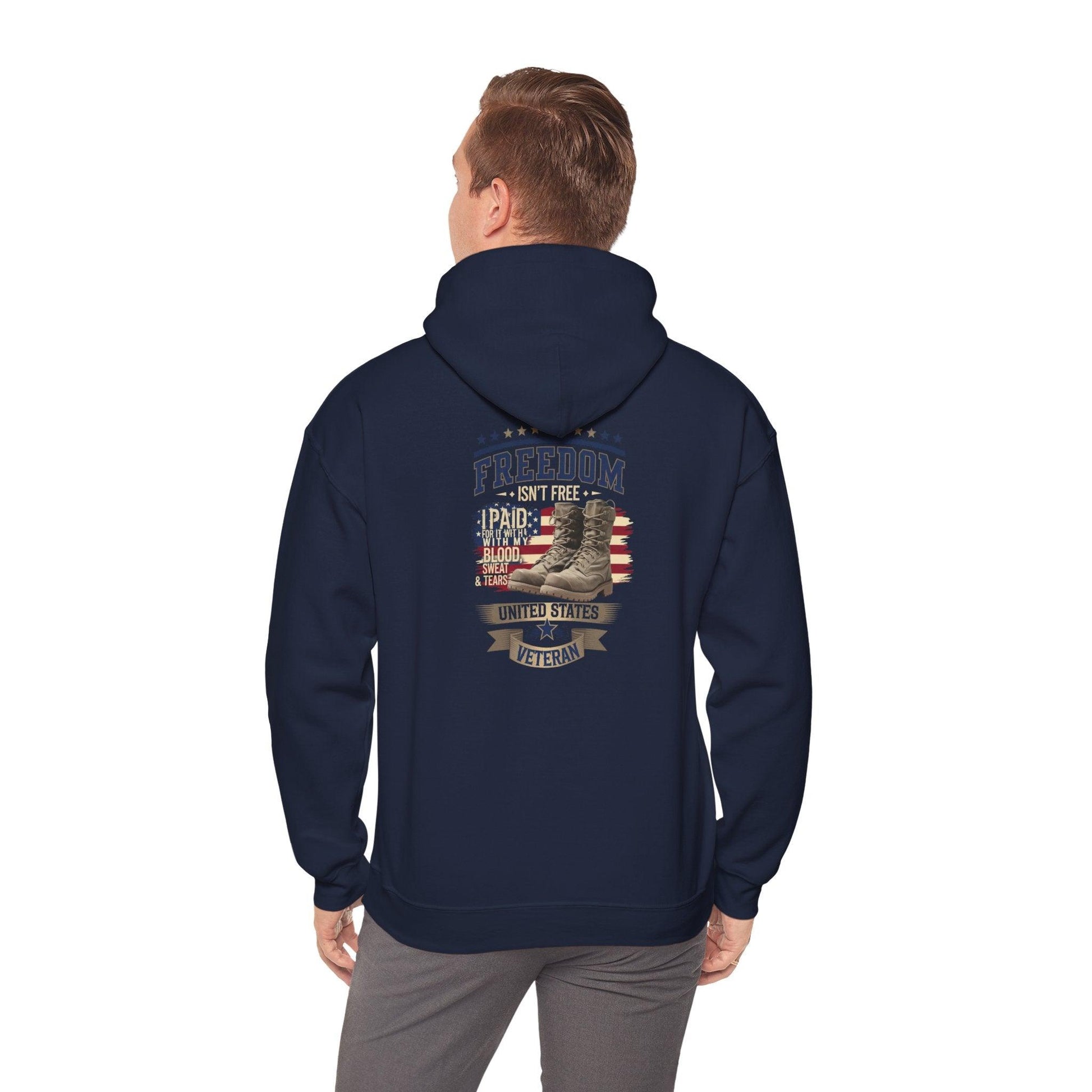 Freedom Isn't Free Veteran Tribute Hoodie - Honoring Heroes - SosirrealByDesign