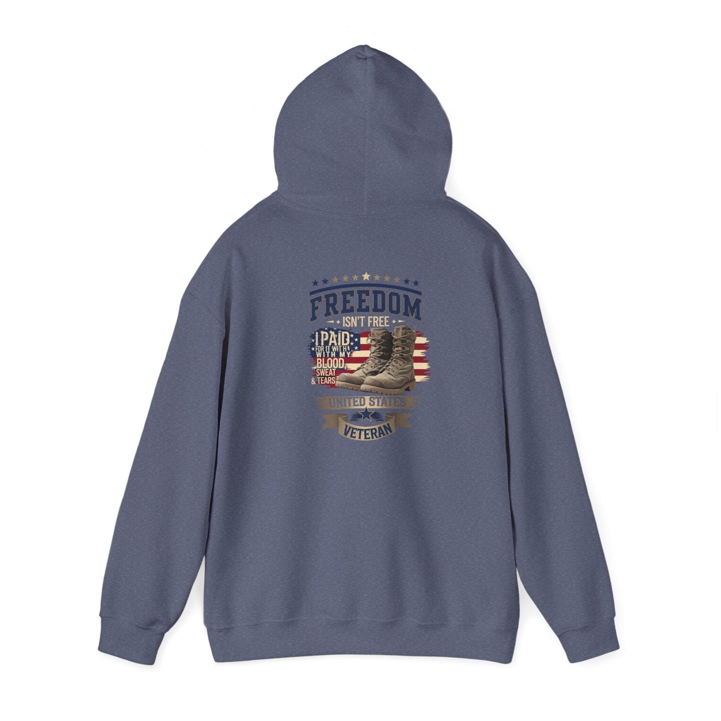 Freedom Isn't Free Veteran Tribute Hoodie - Honoring Heroes - SosirrealByDesign