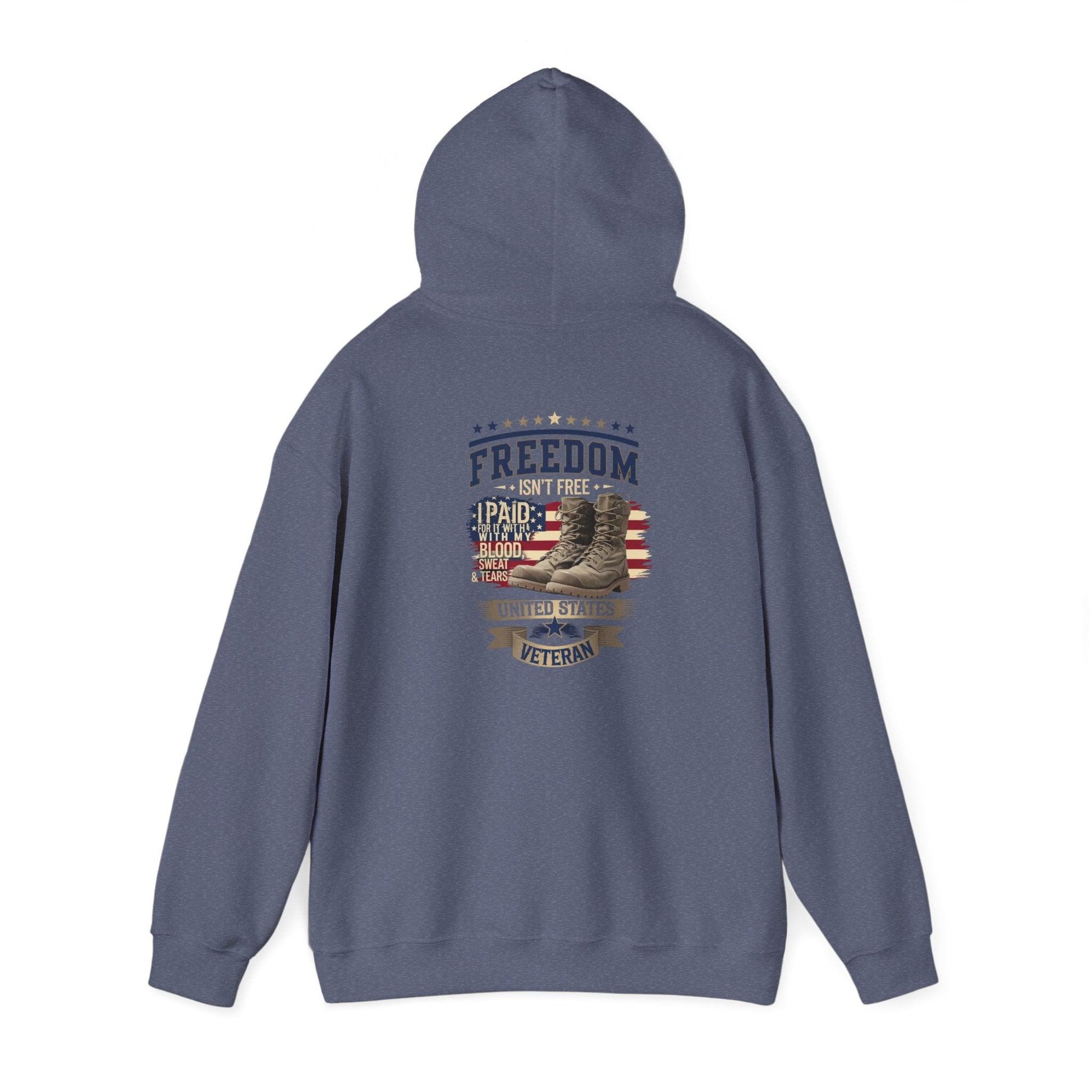 Freedom Isn't Free Veteran Tribute Hoodie - Honoring Heroes - SosirrealByDesign