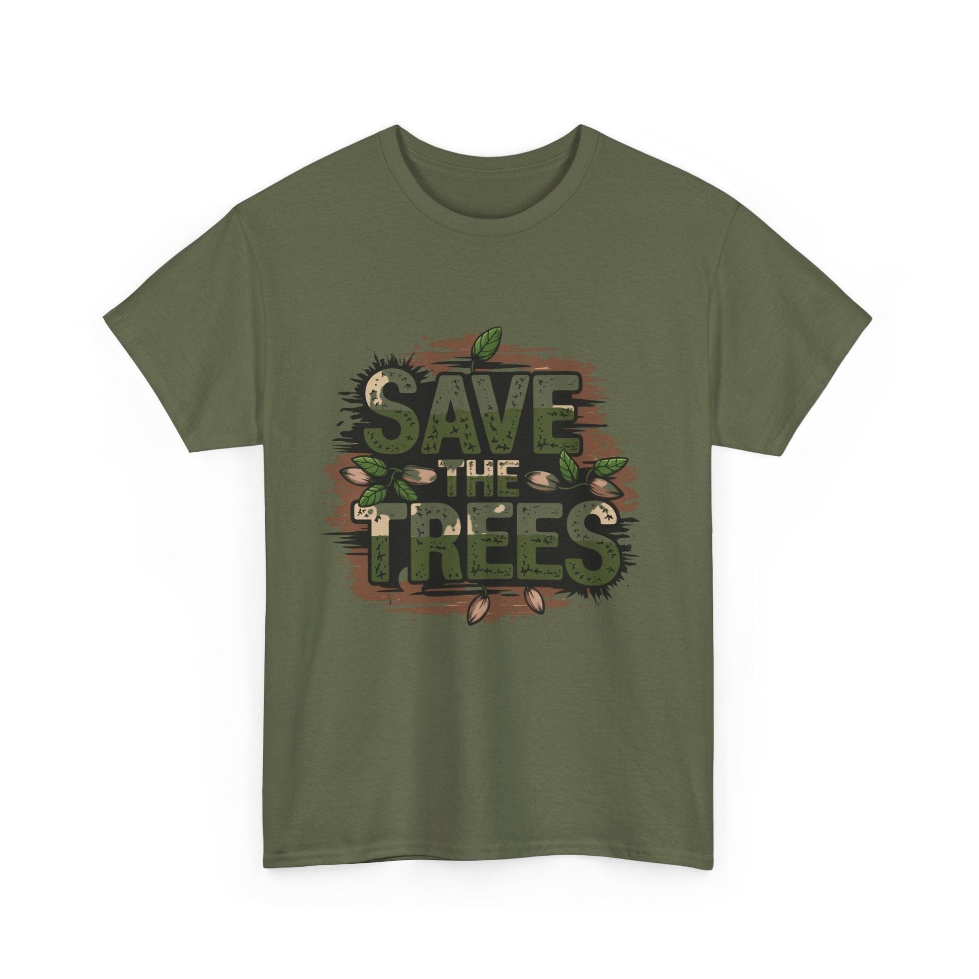 Eco-Friendly Tree Conservation Graphic Tee - SosirrealByDesign