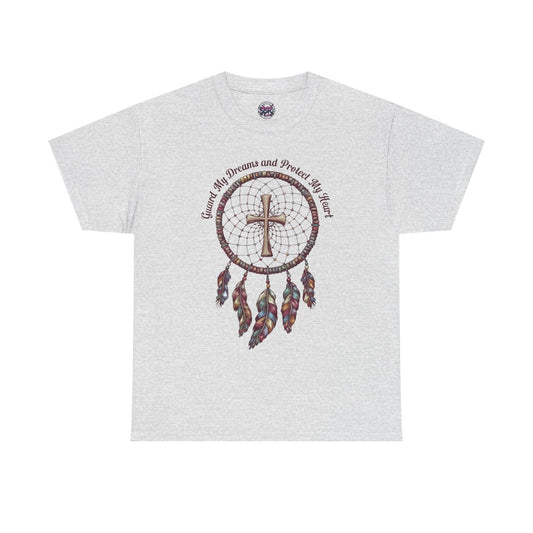 Guard My Dreams and Protect My Heart - Dream Catcher Protection T-shirt - SosirrealByDesign