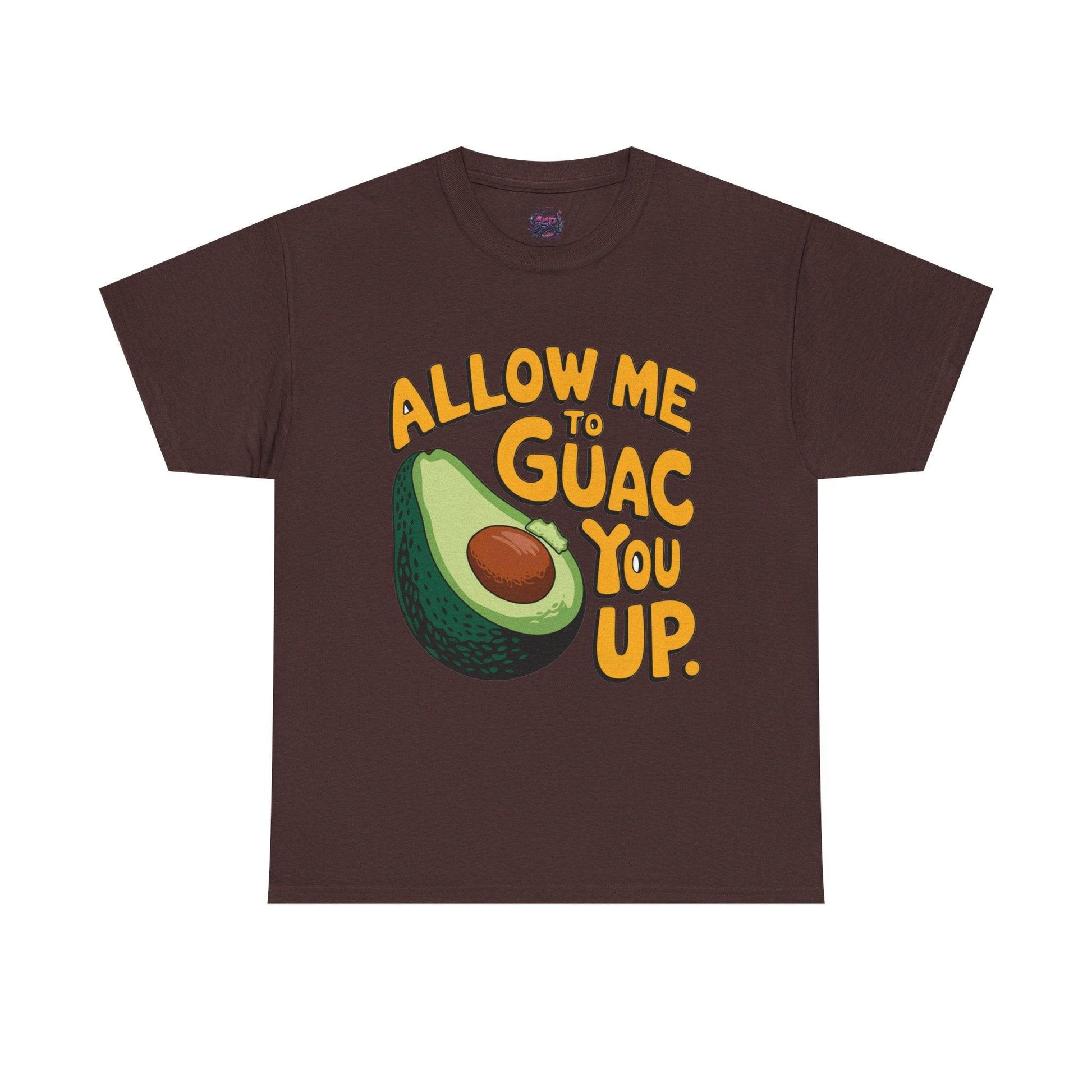 Funny Avocado T-shirt - Allow Me to Guac You Up Design for Avocado Lovers - SosirrealByDesign