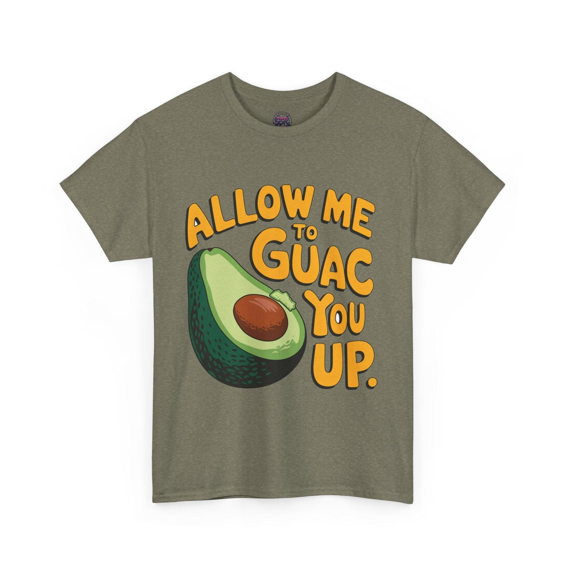 Funny Avocado T-shirt - Allow Me to Guac You Up Design for Avocado Lovers - SosirrealByDesign
