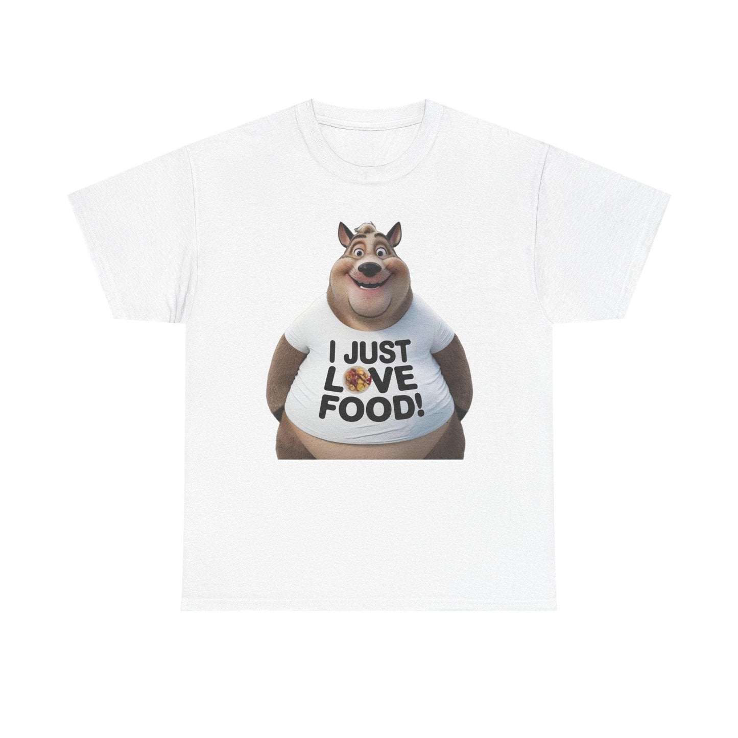 Funny Food Lover Apparel - I Just Love Food! - SosirrealByDesign