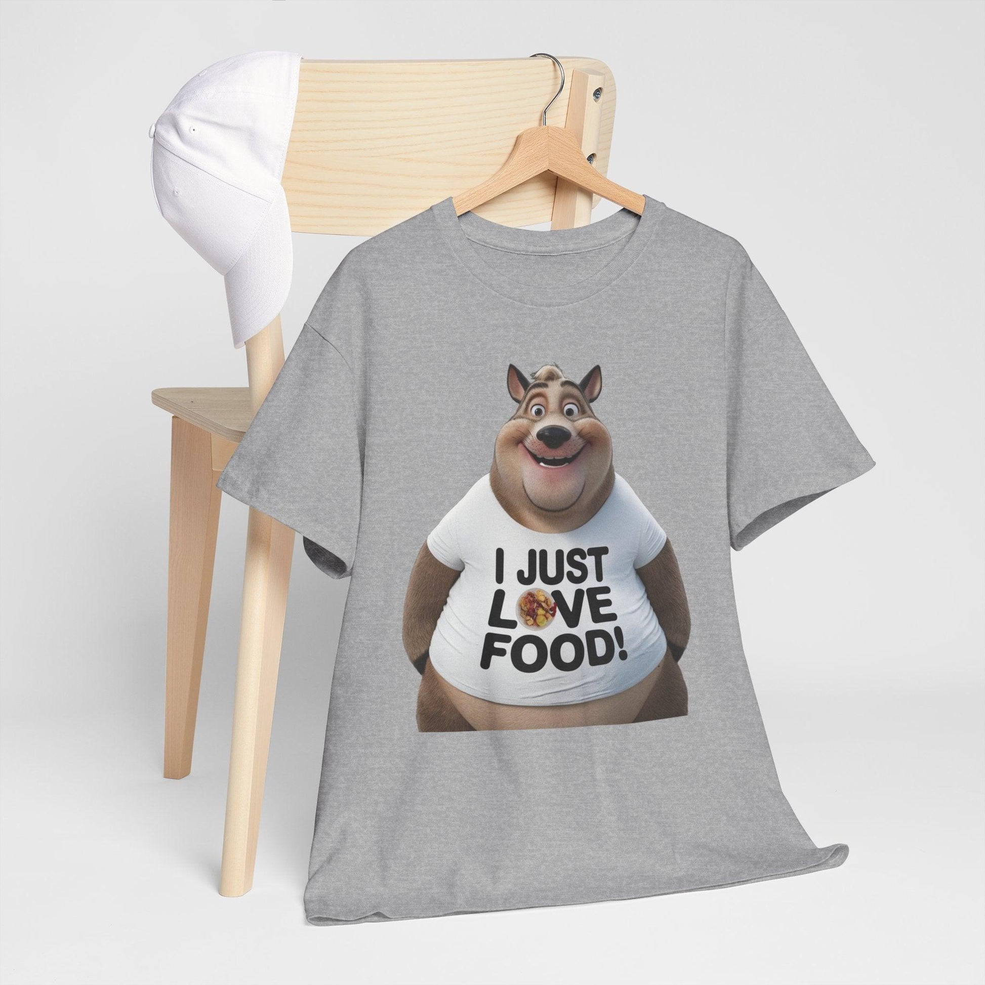 Funny Food Lover Apparel - I Just Love Food! - SosirrealByDesign