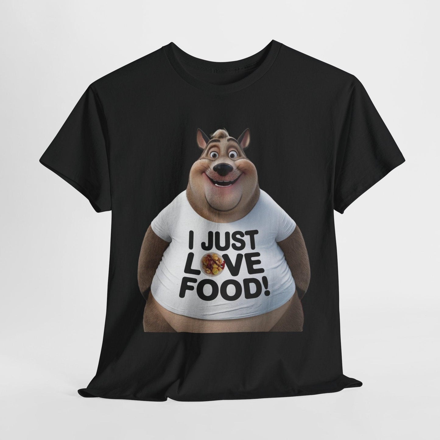 Funny Food Lover Apparel - I Just Love Food! - SosirrealByDesign