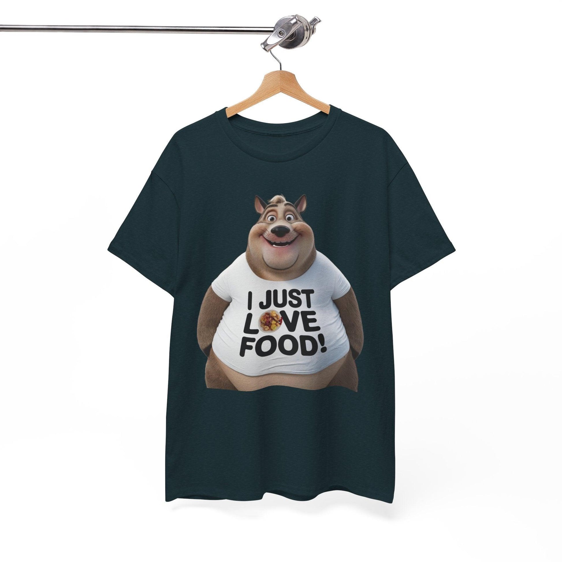 Funny Food Lover Apparel - I Just Love Food! - SosirrealByDesign