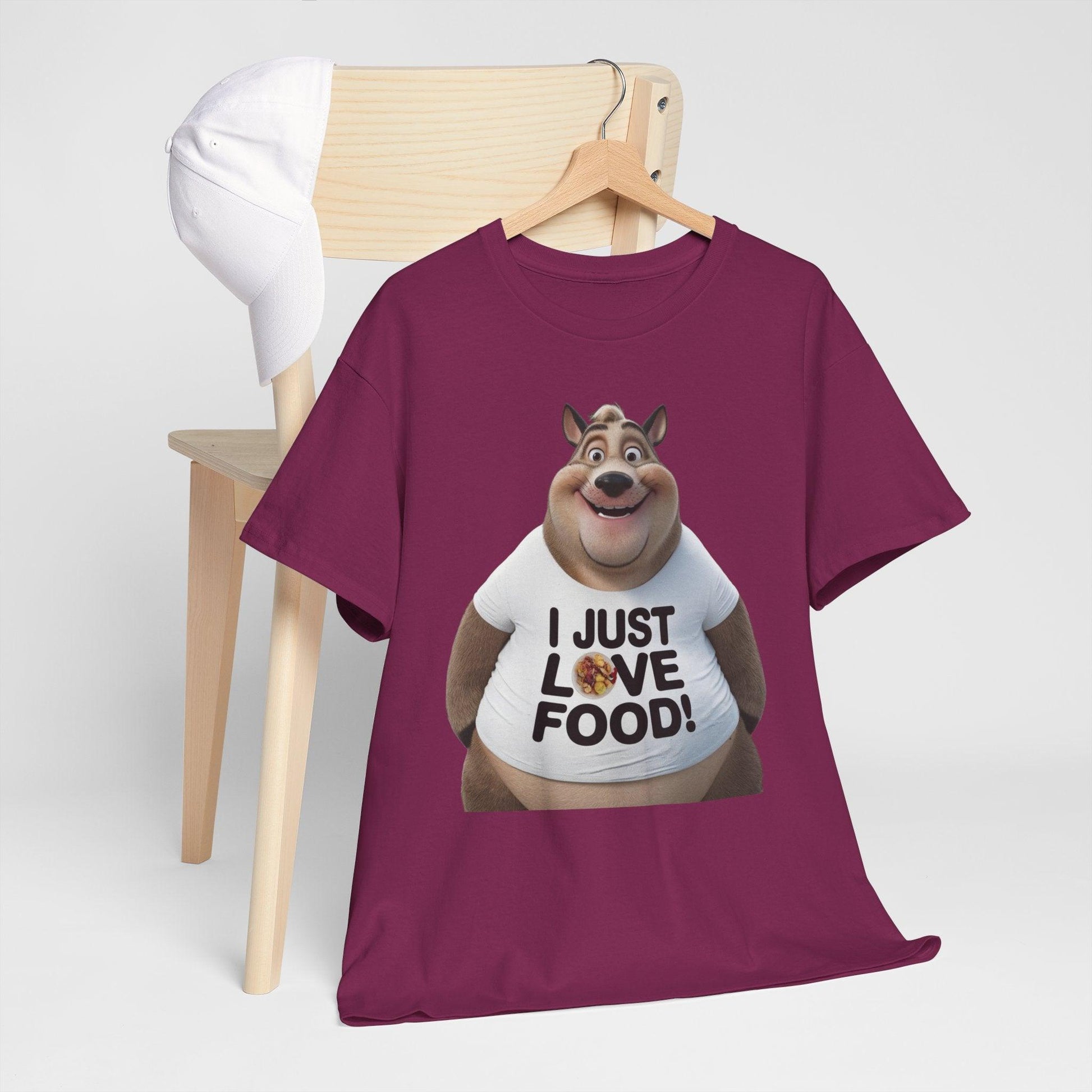 Funny Food Lover Apparel - I Just Love Food! - SosirrealByDesign