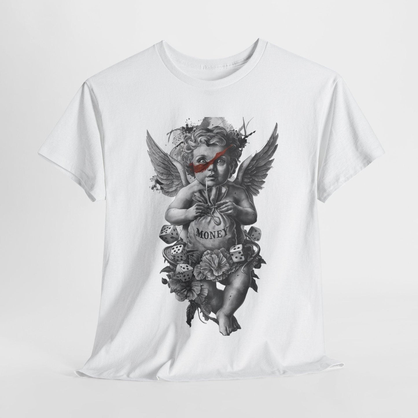 Angel Money Tee – Artistic Shirt for Unique Style - SosirrealByDesign