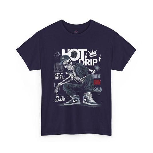 Cool Skeleton Stay Real, Hot Drip t-shirt - SosirrealByDesign