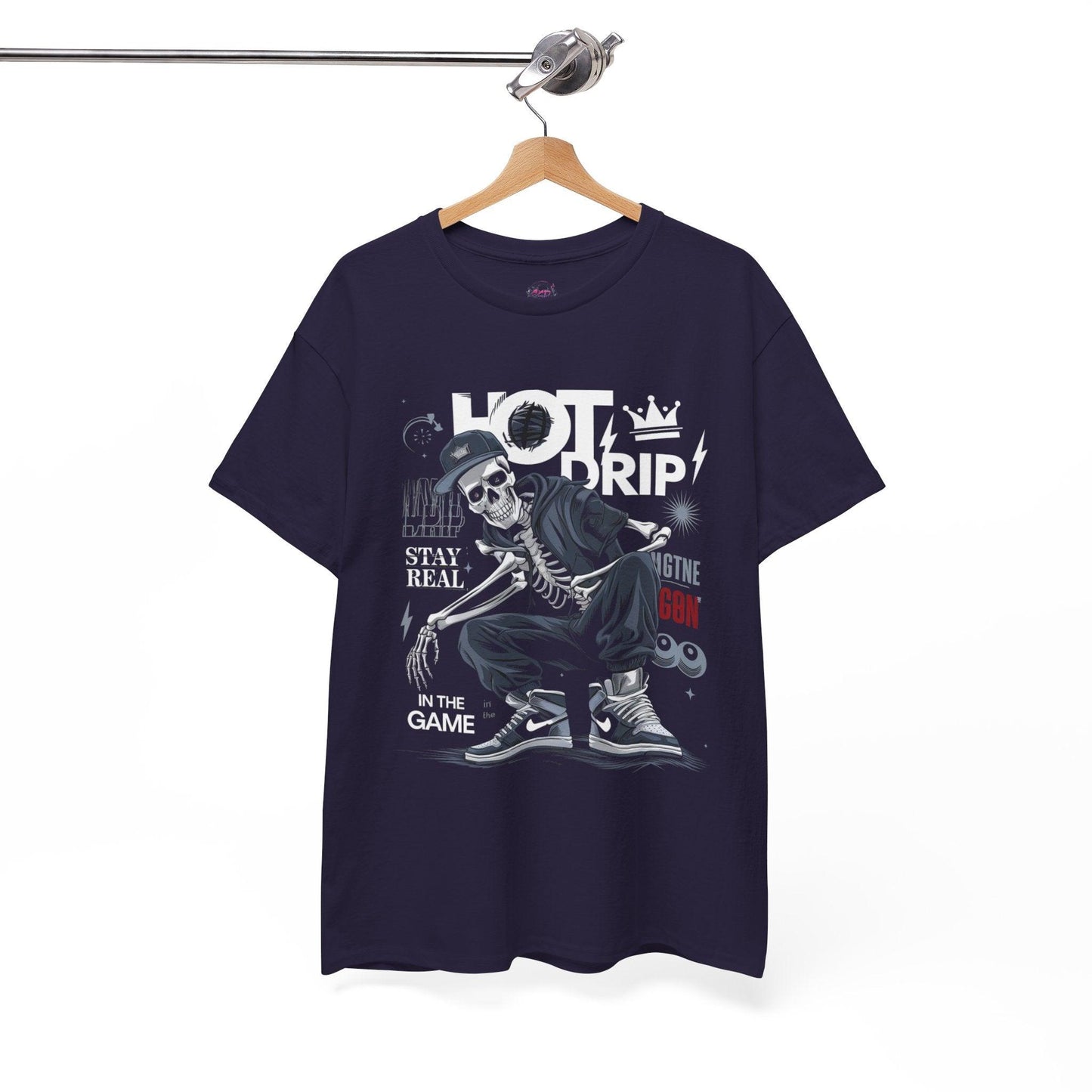 Cool Skeleton Stay Real, Hot Drip t-shirt - SosirrealByDesign