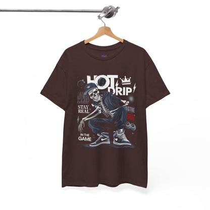 Cool Skeleton Stay Real, Hot Drip t-shirt - SosirrealByDesign